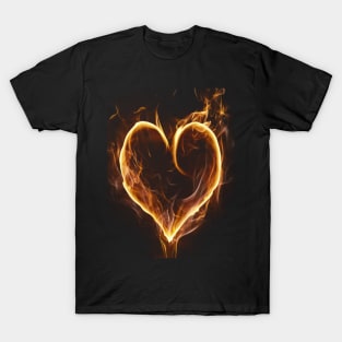 fire heart T-Shirt